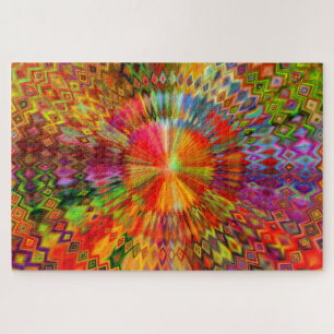 Colourful Prism Kaleidoscope Jigsaw Puzzle