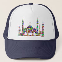 colourful prism mosque design