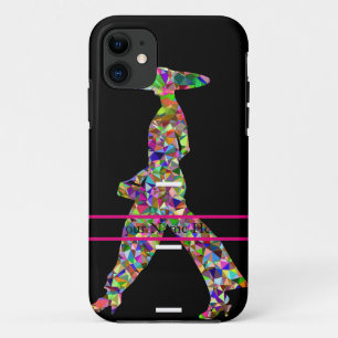 Colourful Prismatic Chromatic Rainbow Triangles iPhone 11 Case