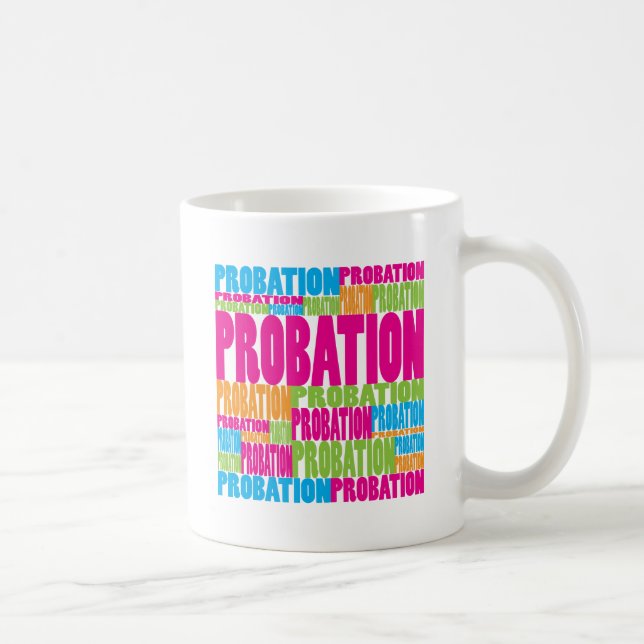 Colourful Probation Coffee Mug (Right)