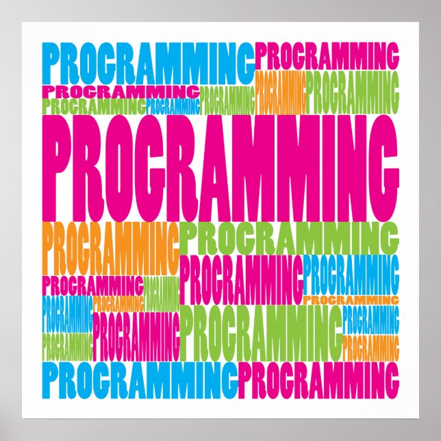 Colourful Programming Poster (Front)