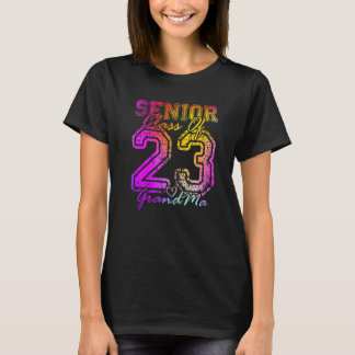 Colourful Proud GrandMa Cute Heart Graduate Senior T-Shirt