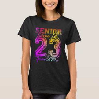 Colourful Proud GrandMa Cute Heart Graduate Senior T-Shirt