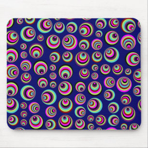 Colourful Psych Spots + your background & idea Mouse Pad