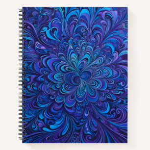 Colourful Psychedelia Airbrush Art Spiral Notebook