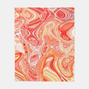 Colourful psychedelic background made of interweav fleece blanket