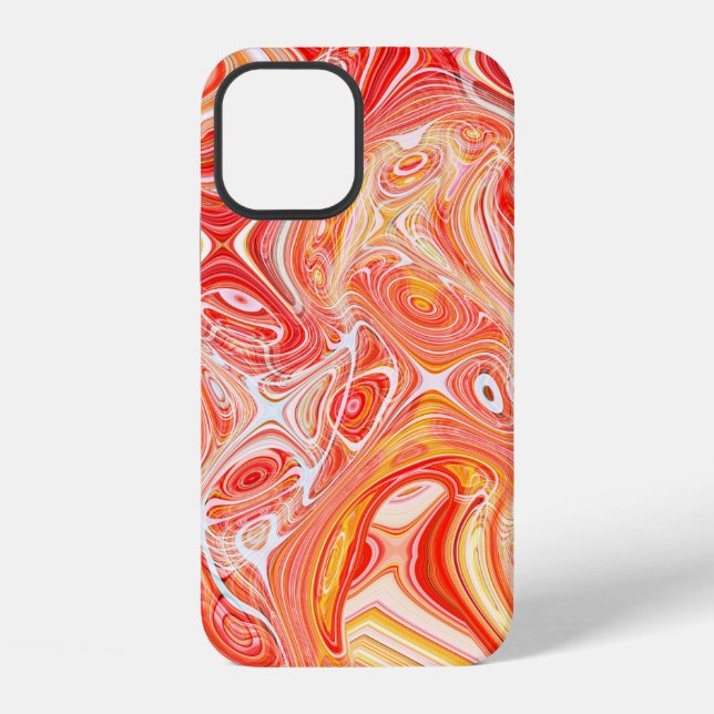Colourful psychedelic background made of interweav iPhone case (Back)