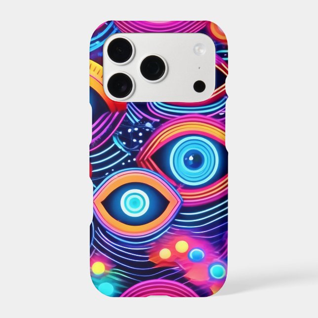 Colourful Psychedelic Eye Pattern (Back)
