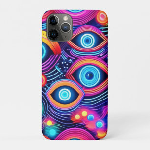 Colourful Psychedelic Eye Pattern iPhone 11 Pro Case