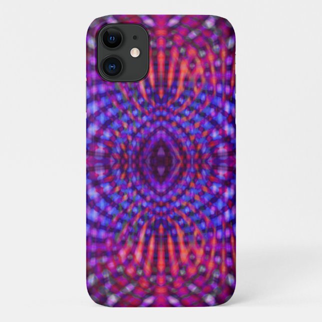 Colourful psychedelic pattern Case-Mate iPhone case (Back)