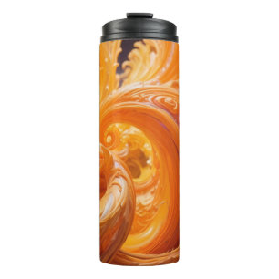 Colourful Psychedelic Waves  Thermal Tumbler