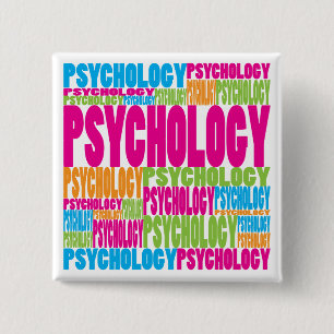 Colourful Psychology 15 Cm Square Badge