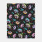 Colourful Pug Sugar Skulls Pattern