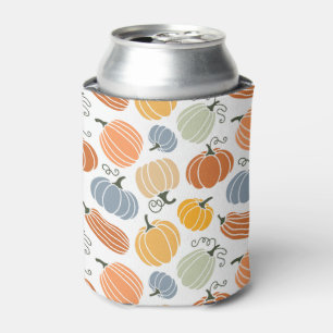 Colourful Pumpkin Gourd Pattern Can Cooler