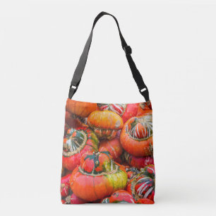 Colourful pumpkins crossbody bag