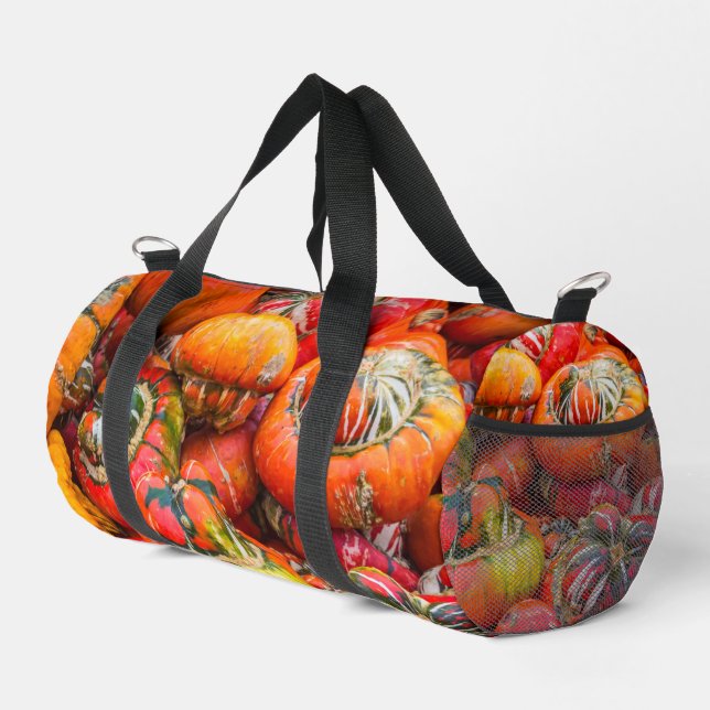 Colourful pumpkins duffle bag (Right Corner)