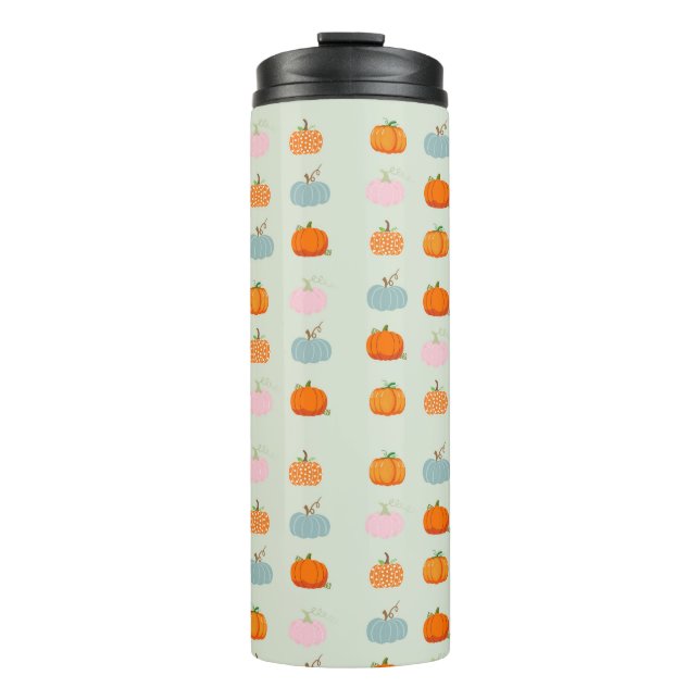  Colourful Pumpkins Thermal Tumbler (Front)