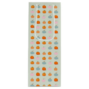 Colourful Pumpkins Wine Gift Bag
