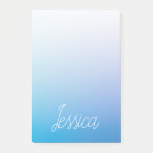 Colourful Purple Blue Ombre Gradients & Your Scrip Post-it Notes