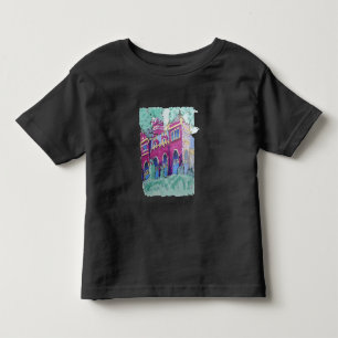 Colourful Purple Castle in Budapest Toddler T-Shirt
