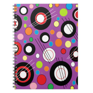 Colourful Purple Notebook