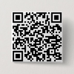 Colourful Q R Code 15 Cm Square Badge