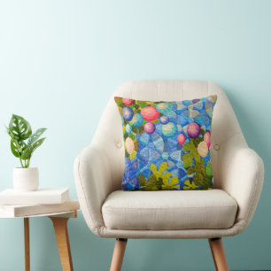 Colourful Quilt Pattern Cushion