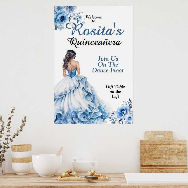 Colourful Quinceanera Poster (Kitchen)