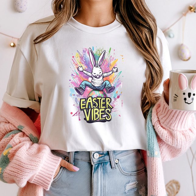 Colourful Rabbit Graffiti Easter Vibes  T-Shirt (Creator Uploaded)