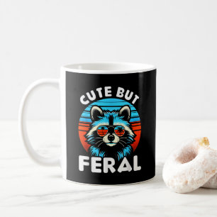 Colourful Racoon With Sunglasses Racoon Coffee Mug