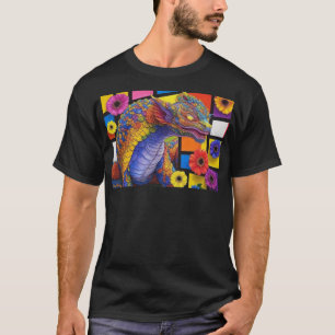 Colourful Rahu Smells Flowers T-Shirt