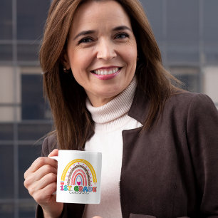 Colourful Rainbow 1st Grade Teacher Coffee Mug