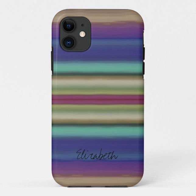 Colourful Rainbow Abstract #3 Case-Mate iPhone Case (Back)