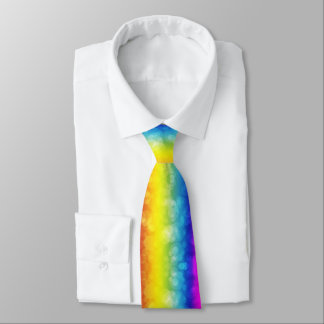 Colourful Rainbow Abstract Background Blur Tie