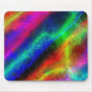 colourful rainbow abstract texture mouse pad
