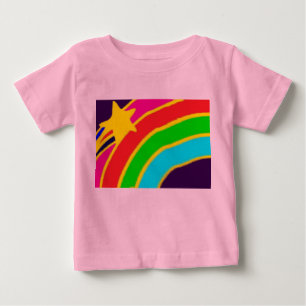 Colourful Rainbow Art Baby T-Shirt