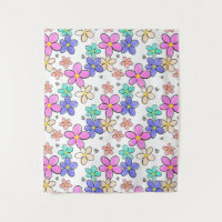 colourful rainbow bright flowers bumble bees flora