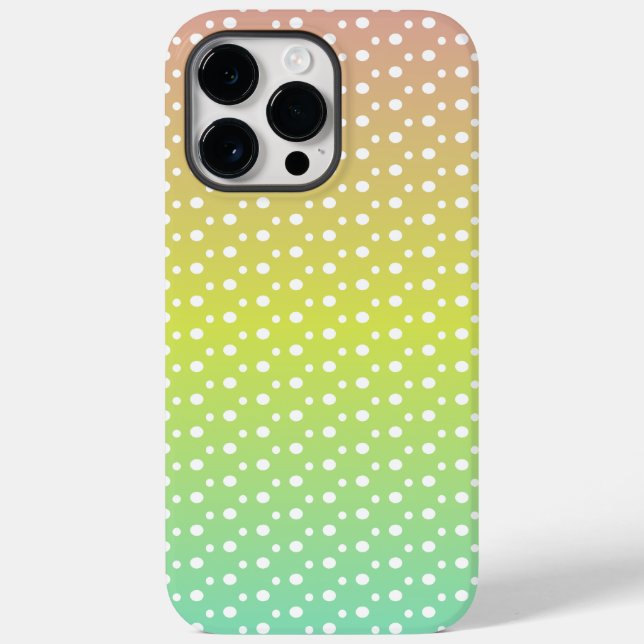 Colourful rainbow bubble gradient Case-Mate iPhone case (Back)