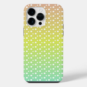 Colourful rainbow bubble gradient  iPhone 14 pro max case