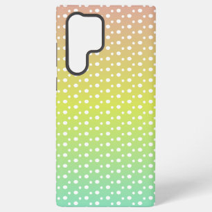 Colourful rainbow bubble gradient samsung galaxy case