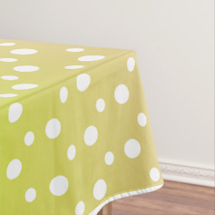 Colourful rainbow bubble gradient tablecloth