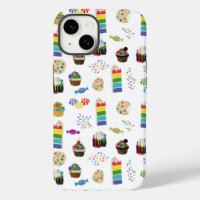 Colourful Rainbow Cake Desserts & Sprinkles Patter