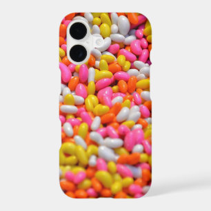 Colourful rainbow candy jelly bean confectionery