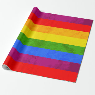 Colourful Rainbow Celebration Wrapping Paper
