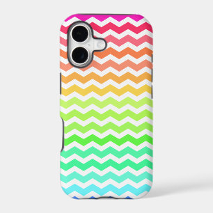 Colourful Rainbow Chevron Stripes