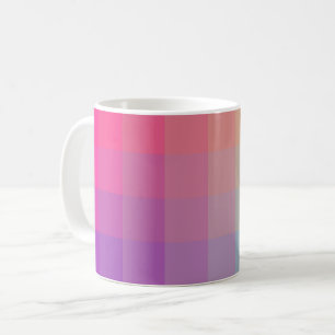 Colourful Rainbow Colours Gradient Design Coffee Mug