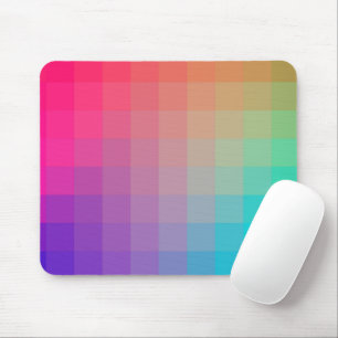 Colourful Rainbow Colours Gradient Design Mouse Pad