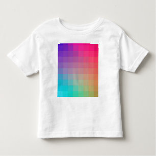 Colourful Rainbow Colours Gradient Design Toddler T-Shirt