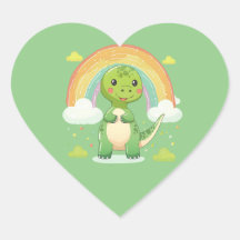 Colourful Rainbow Dino