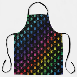 Colourful Rainbow Fantasy Dragon Quilt Pattern Apron
